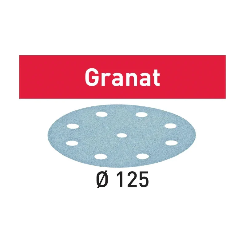 festool granat 125mm 9 hole sandpaper for precision sanding