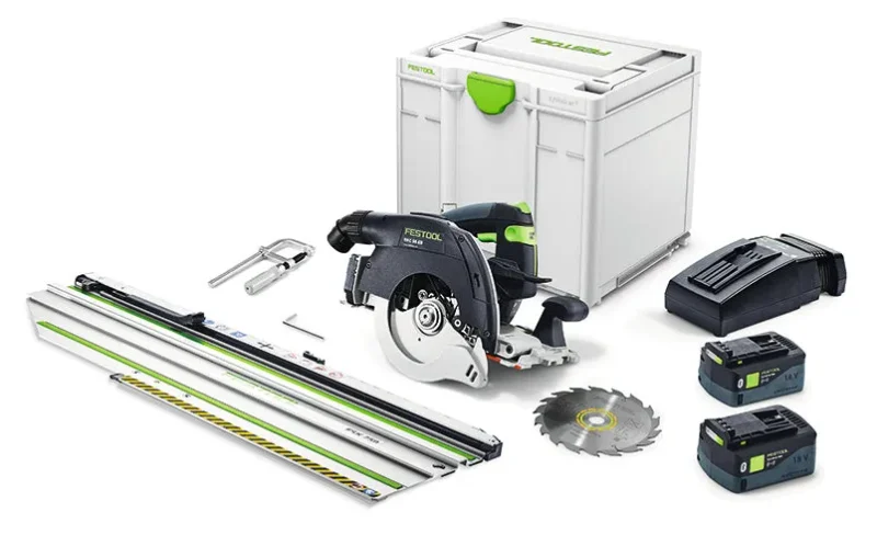 festool hkc 55 airstream cordless track saw 5 2ah set with bluetooth