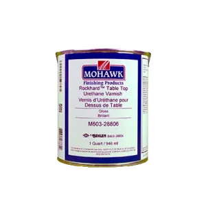 mohawk rockhard table top varnish top coat